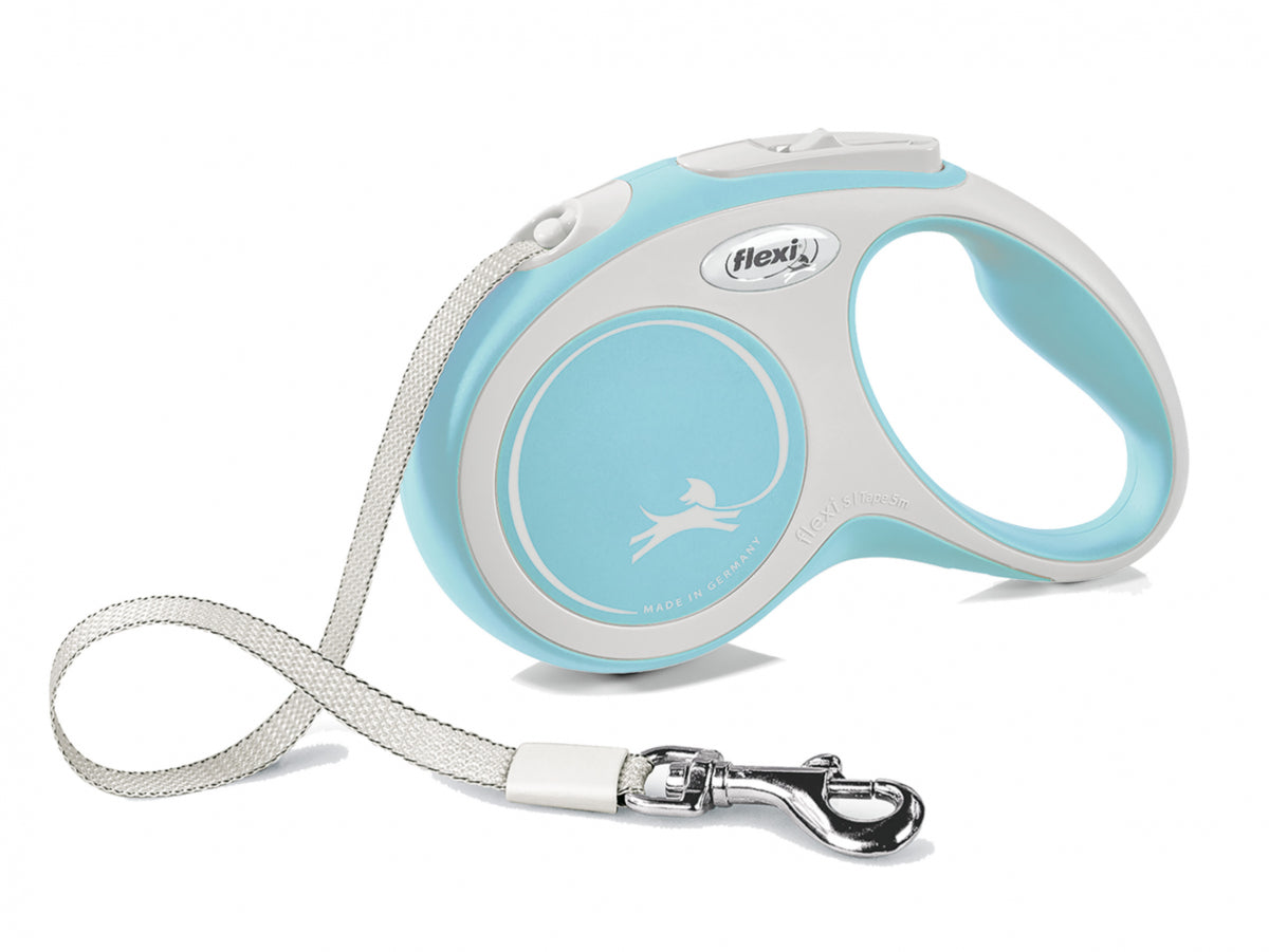 Trixie Flexi New Comfort Tape Leash S 5m Light Blue