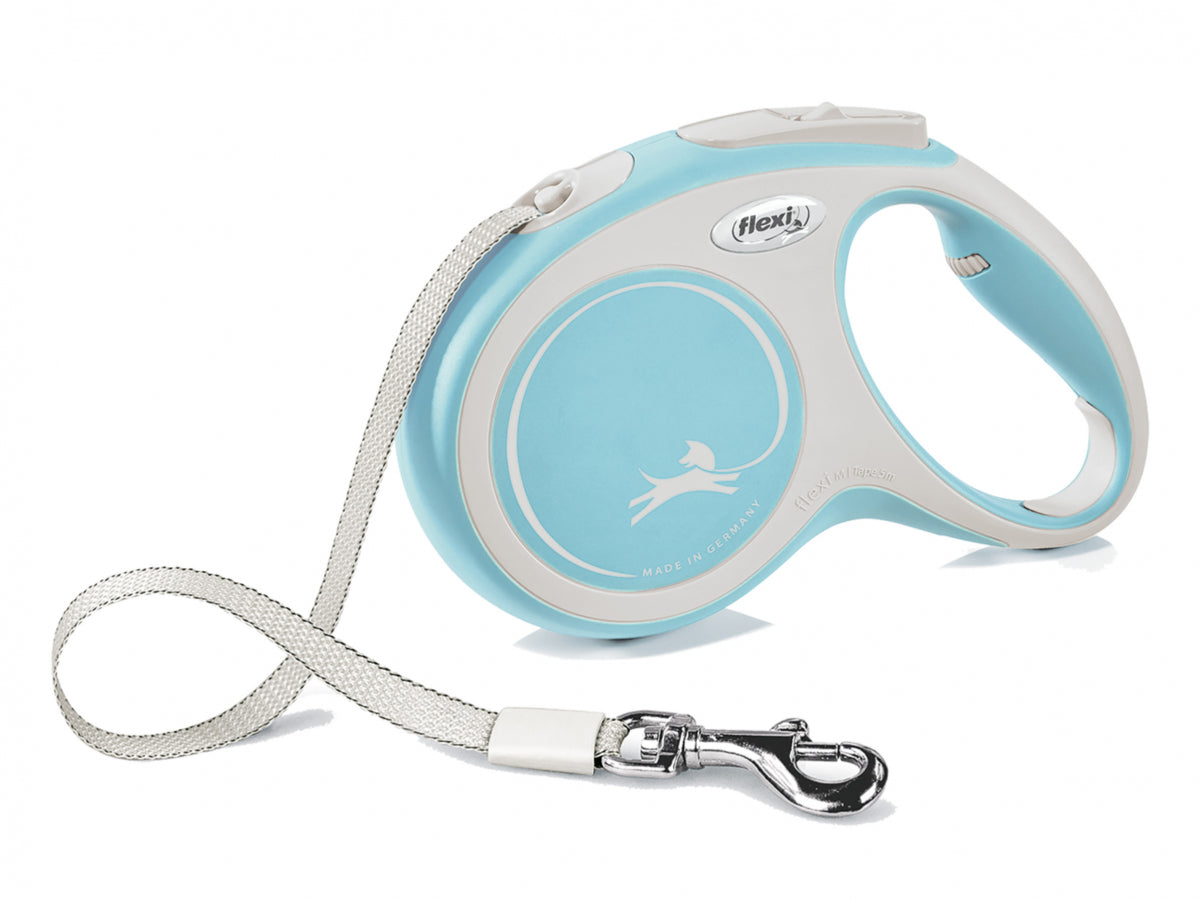 Trixie Flexi New Comfort Tape Leash M 5m Light Blue