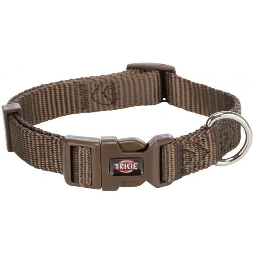 Trixie Premium Collar L/XL 40cm-65cm/25mm Hazelnut