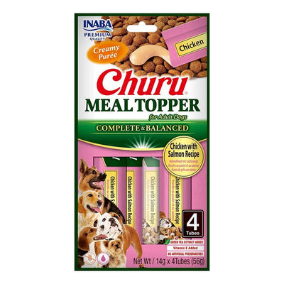 Churu Dog Meal Topper Chicken & Salmon 4pcs