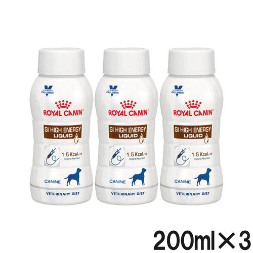 Royal Canin Dog ICU Gastrointestinal High Energy Liquid 3*2L