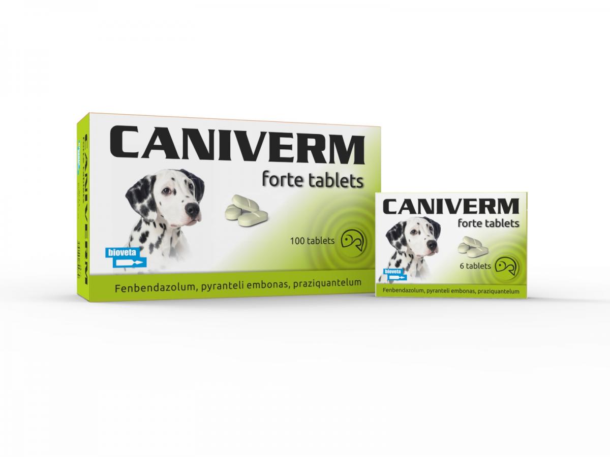 Bioveta Caniverm  Fenbendazolum 1 Tablet 0.7g.