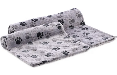 Flamingo Fleece Blanket Pablo Grey Paw 70x100cm