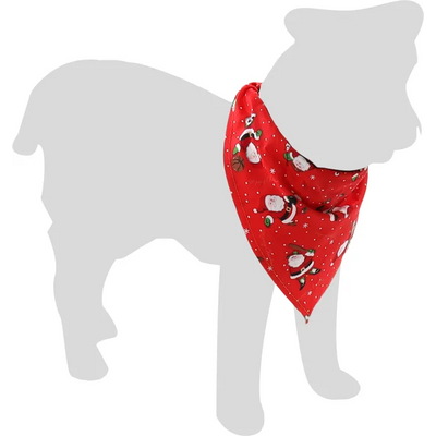 Flamingo Christmas Bandana Red 60cmx31cm