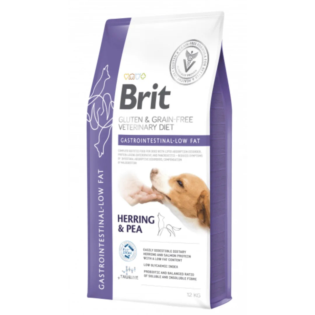 Brit Dog VD Gastrointestinal Low Fat Herring & Pea Dry 12Kg
