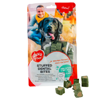 Duvo Chews Stuffed Dental Bites 140pcs 1cm