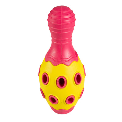 Duvo Rubber Bowling Pin Treat Dispenser