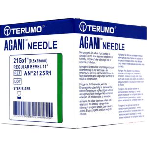 Terumo Needle 21G 25mm (1 inch) 100pcs