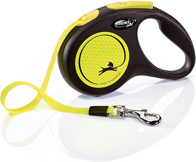 Trixie Flexi Neon Tape Leash S 5m Black/Neon