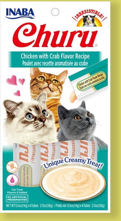 Churu Cat Treats 109 Chicken&Crab 4pcs