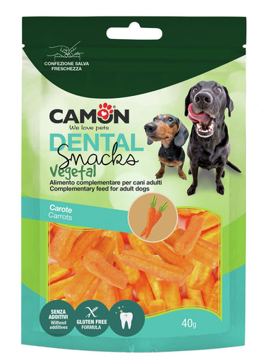 Camon Dental Snack Vegetal Carotine Crispy Carrots 40g