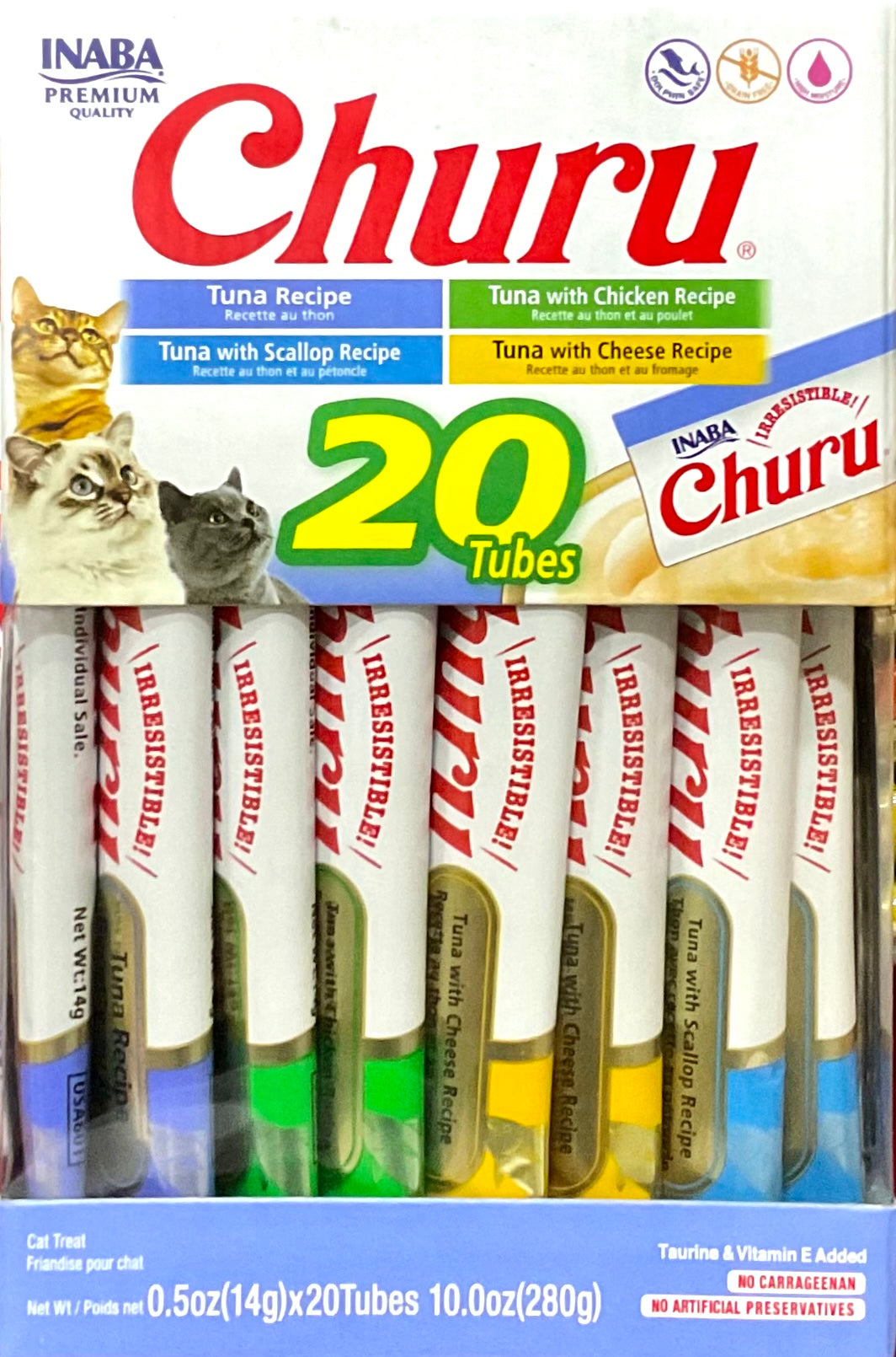 Churu Cat Treats 624 Tuna Varieties 20pcs
