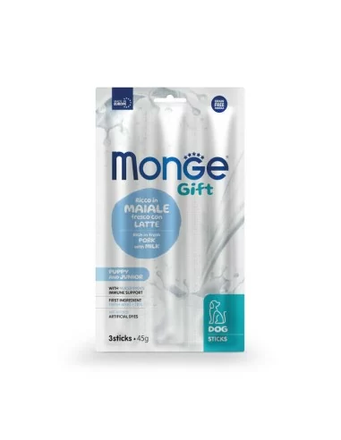 Monge Snack Puppy&Jr Stick Pork/Milk 45g