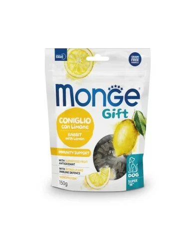 Monge Snack Dog Super M Immunity Supp Rabb/Lemon 150g