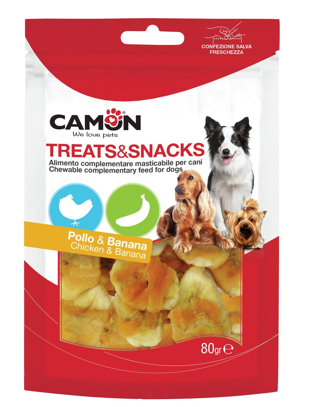 Camon Treats&Snacks Chicken Banana 80gr