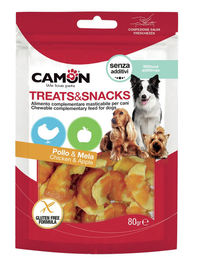 Camon Treats&Snacks Chicken&Apple 80gr