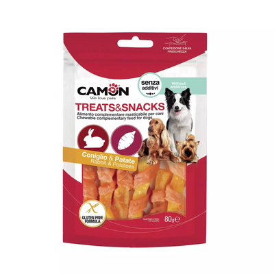 Camon Treats&Snacks Rabbit&Sweet Potatoes 80gr