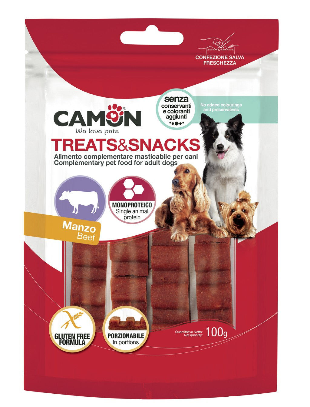 Camon Treats&Snacks Beef Bar 100g