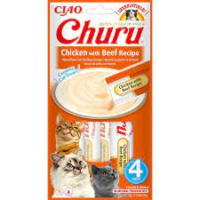 Churu Cat Treats 111 Chicken&Beef 4pcs