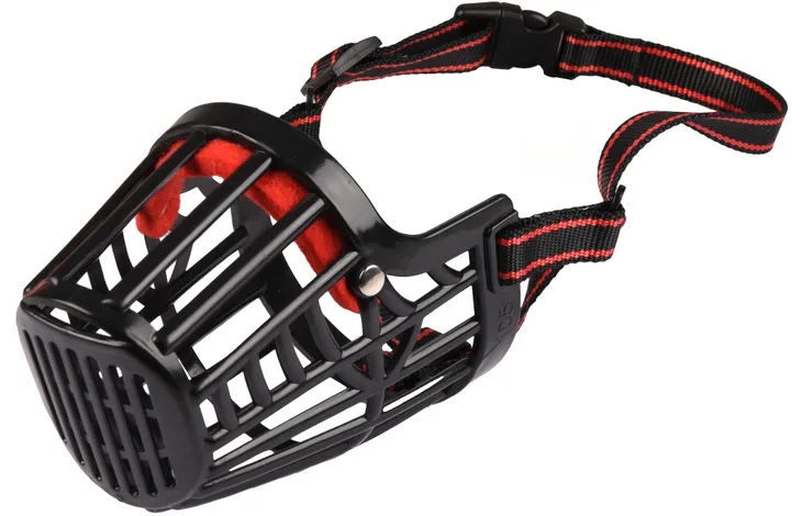 Flamingo Dog Muzzle Silas XXS Black 27-34cm