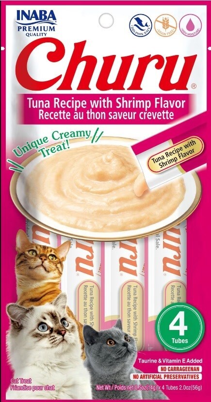 Churu Cat Treats 115 Tuna&Shrimp 4pcs