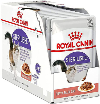 Royal Canin Cat Sterilised Gravy 12x85gr