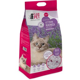 Flair Pet Silica Gel Cat Litter Lavender 15L