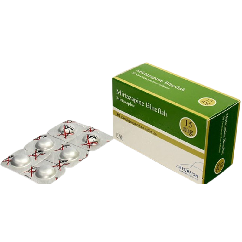 Bluefish Mirtazapine 15mg by 30 Tabs