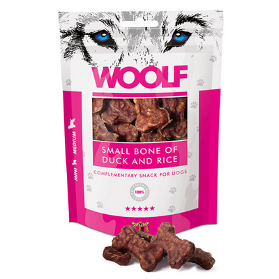 Woolf Snacks Duck Rawhide Twister 100g