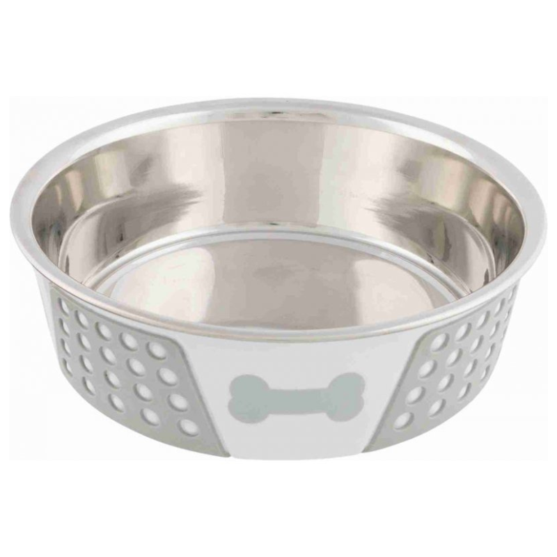 Trixie Stainless Steel Bowl With Silicone 1.4l 21cm