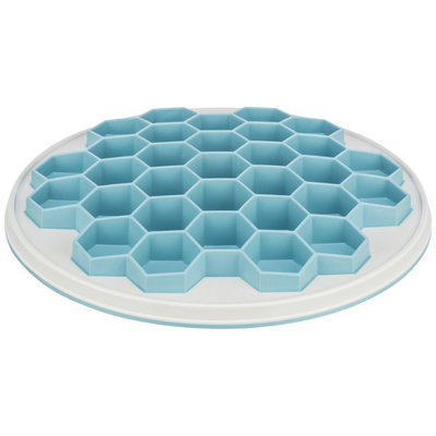 Trixie Slow Plate 30cm Grey/Blue