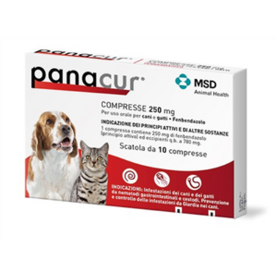 MSD Panacur 250mg x 10tabs