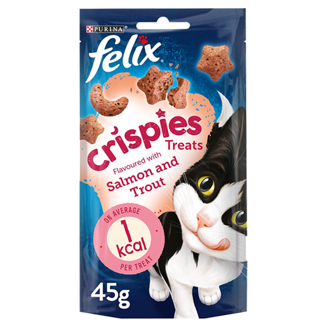 Purina Felix Crispies Salmon&Trout 45g