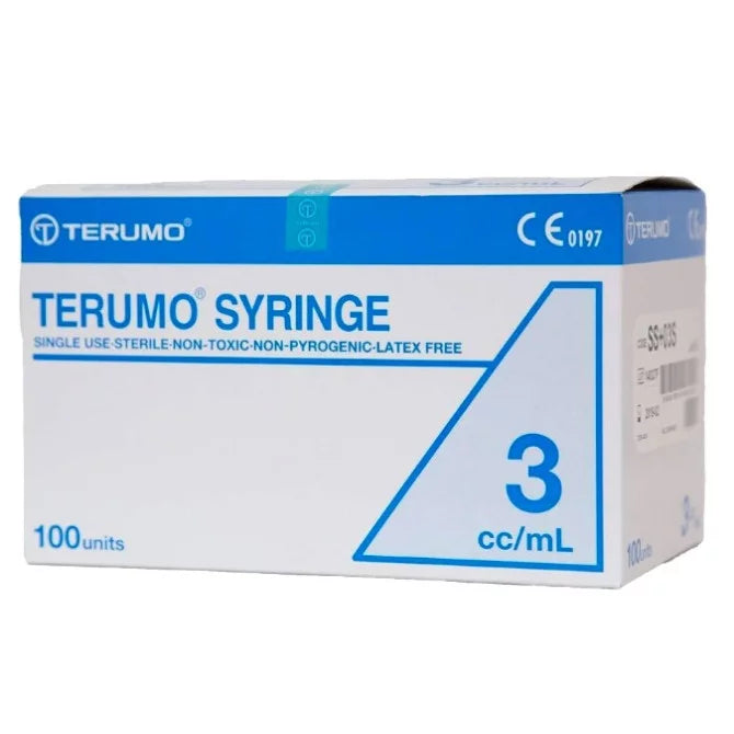 Terumo Syringe 3ml 23g 32mm 100pcs