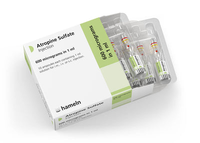 Hameln Atropine 600mcg/ml 1ml vial
