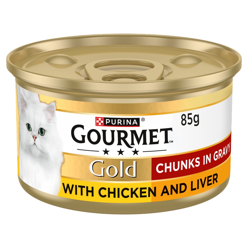 Purina Cat Gourmet Gold Chunks in Gravy Chicken&Liver 85gr