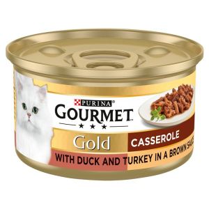 Purina Cat Gourmet Gold Casserole Duck&Turkey 85gr