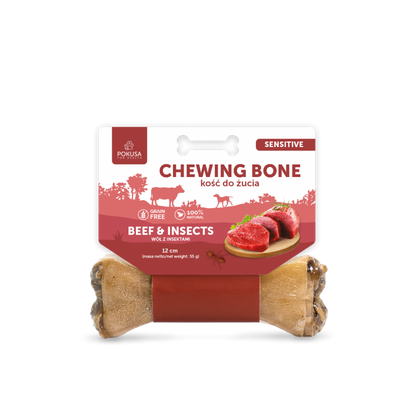 Pokusa Chewing Bone Sensitive Beef&Insects 12cm