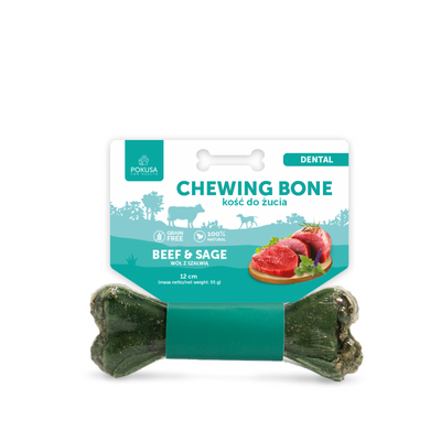 Pokusa Chewing Bone Dental Beef&Sage 17cm