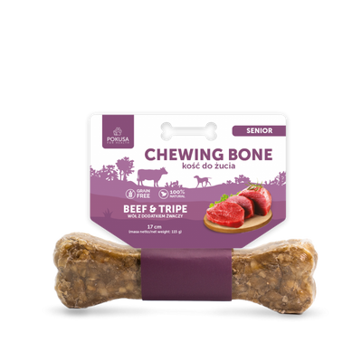 Pokusa Chewing Bone Senior Beef&Tripe 17cm