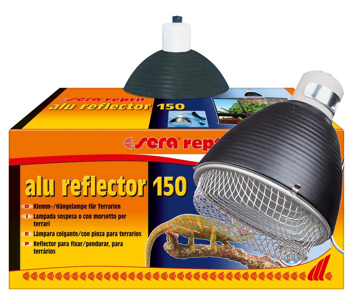 Sera Reptil Precision Alu Reflector 150 Clip/Pendant Lamp For Terrariums.