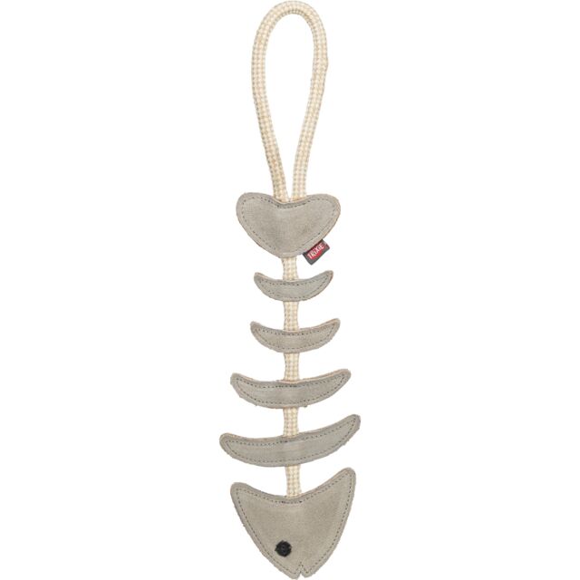 Trixie Fishbone On A Rope Leather/Rope 43cm