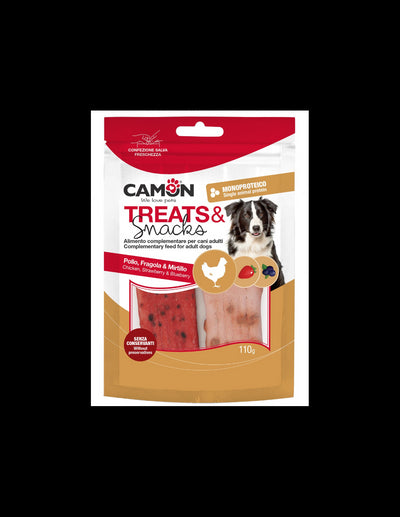 Camon Treats&Snacks Chicken Strawberry Blueberry Popsicle 110g