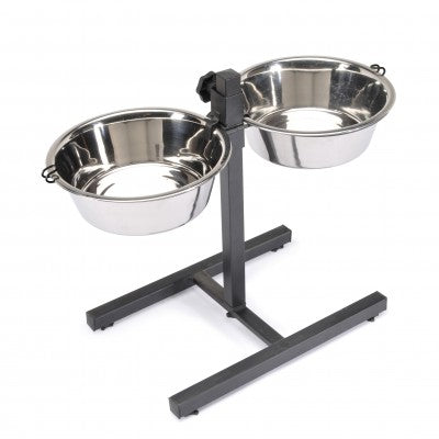Camon C026/4 Two Bowls 2550ml Stand 65cm