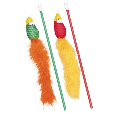 Trixie Playing Rod Bird&Feathers 50cm