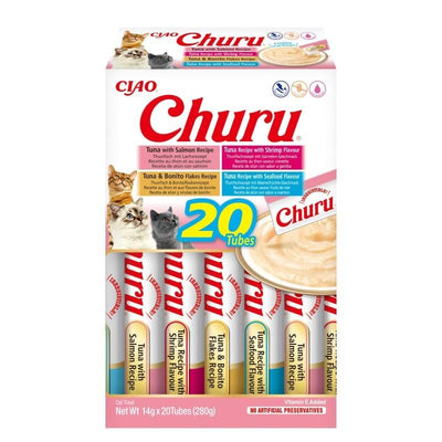 Churu Cat Treats 126 Seafood Varieties 20pcs