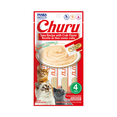 Churu Cat Treats 665 Tuna Crab Recipe 4pcs