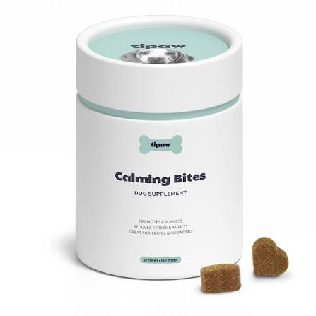 Tipaw Calming Bites Dog Supplement 150g
