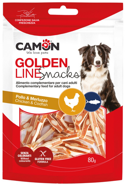 Camon Treats&Snacks Chicken Fish Cheese 80g