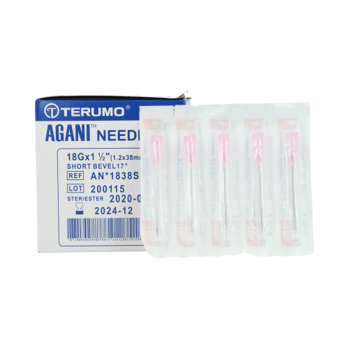 Terumo Needle 18G 38mm 100pc